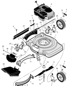 Part Location Diagram of 1101320 Murray DISCONTINUED